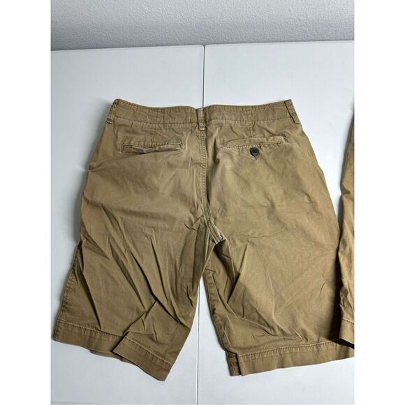 Aeropostale Mens Shorts Lot of 2 Size 30 Brown Bermuda Flat Front Chino - Picture 12 of 13